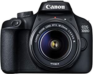 Canon EOS 3000D 18MP Digital SLR Camera (Black) 