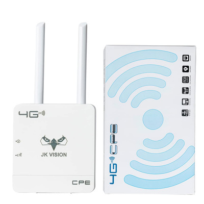    4G Router with SIM Card Slot 3 Antenna, Wireless Router CPE Jio Router Wi-Fi 4G Dongle Device
