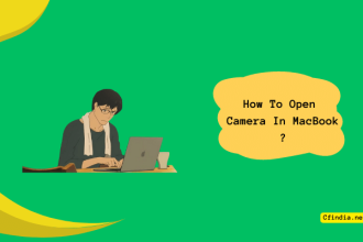 how to open camera in macbook
